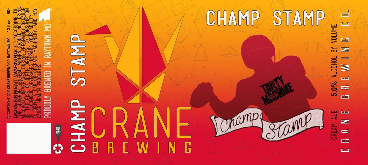 Champ Stamp — full label as filed with TTB