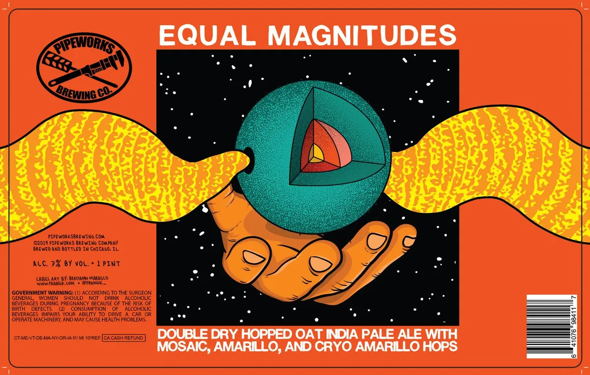 Equal Magnitudes — full label as filed with TTB