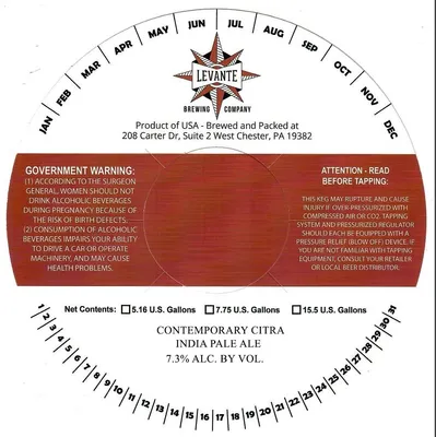 Contemporary Citra label