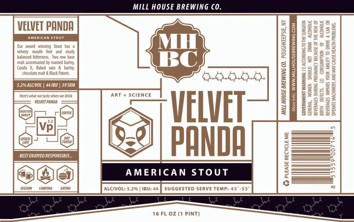 Velvet Panda — full label as filed with TTB