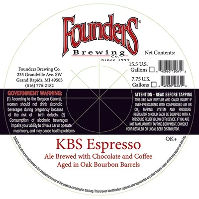 KBS Espresso label