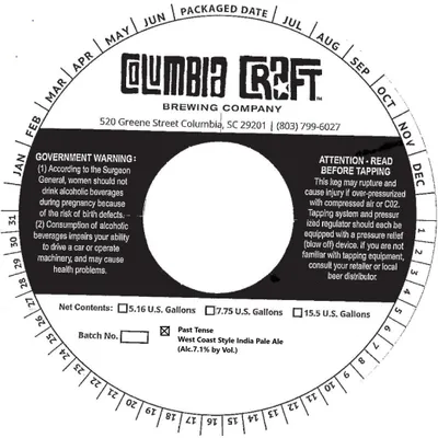 Past Tense label
