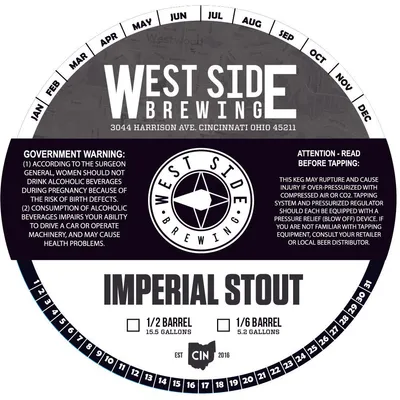 Imperial Stout label
