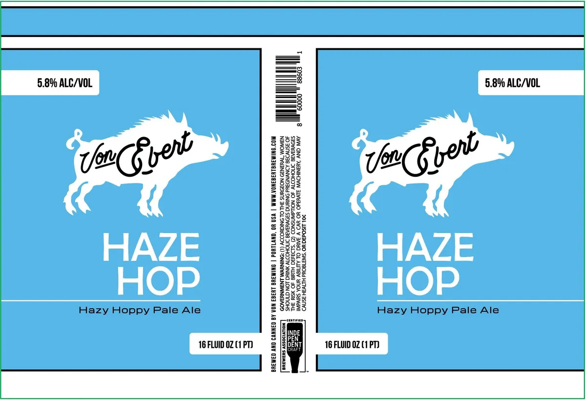 Haze Hop — full label as filed with TTB