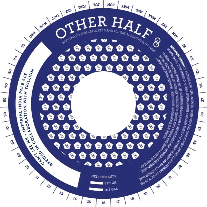 Can't See Me — full label as filed with TTB