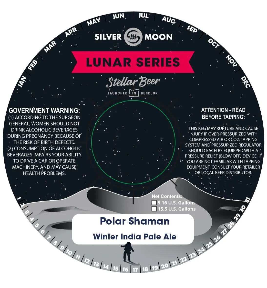 Lunar Series - Polar Shaman — full label as filed with TTB