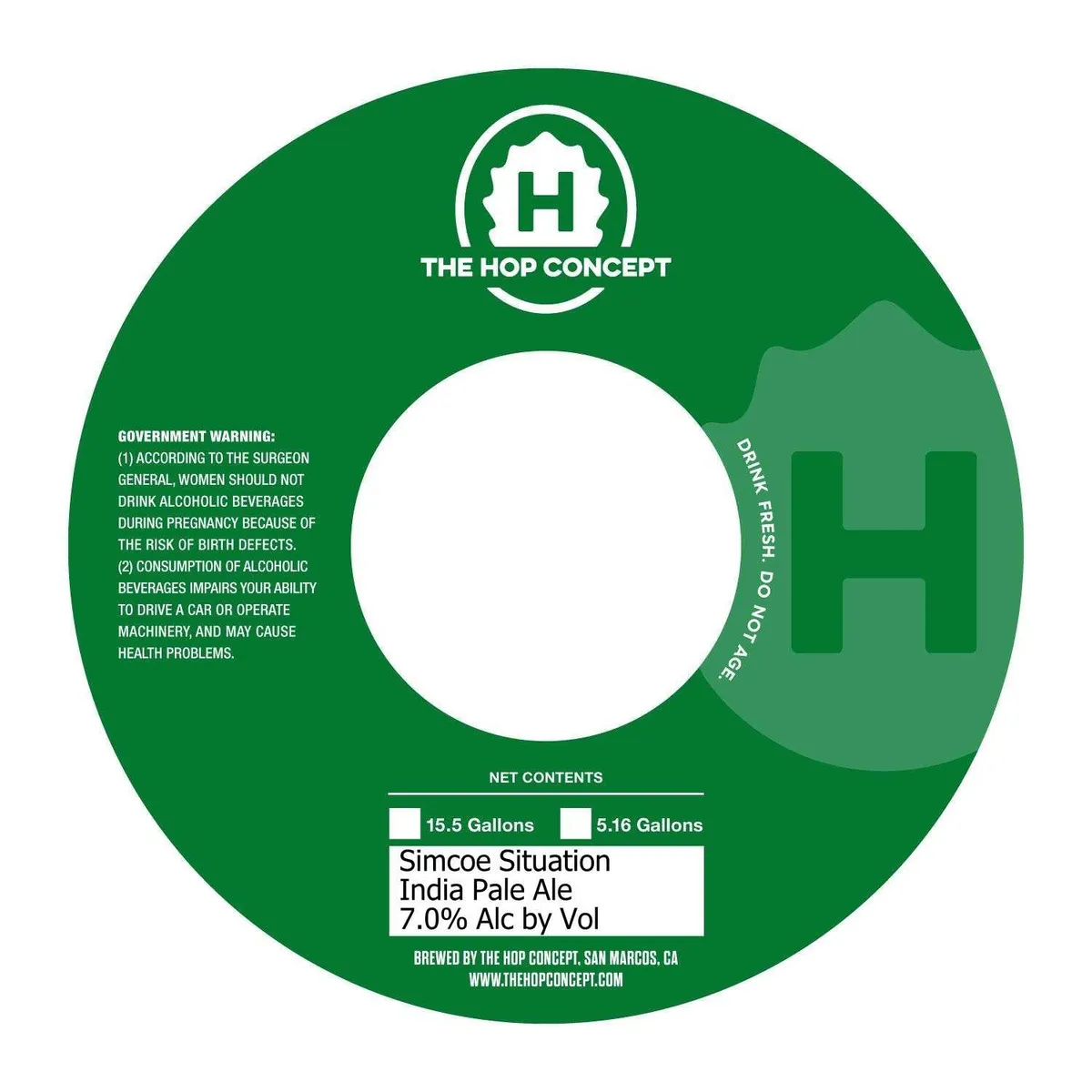 Simcoe Situation — full label as filed with TTB