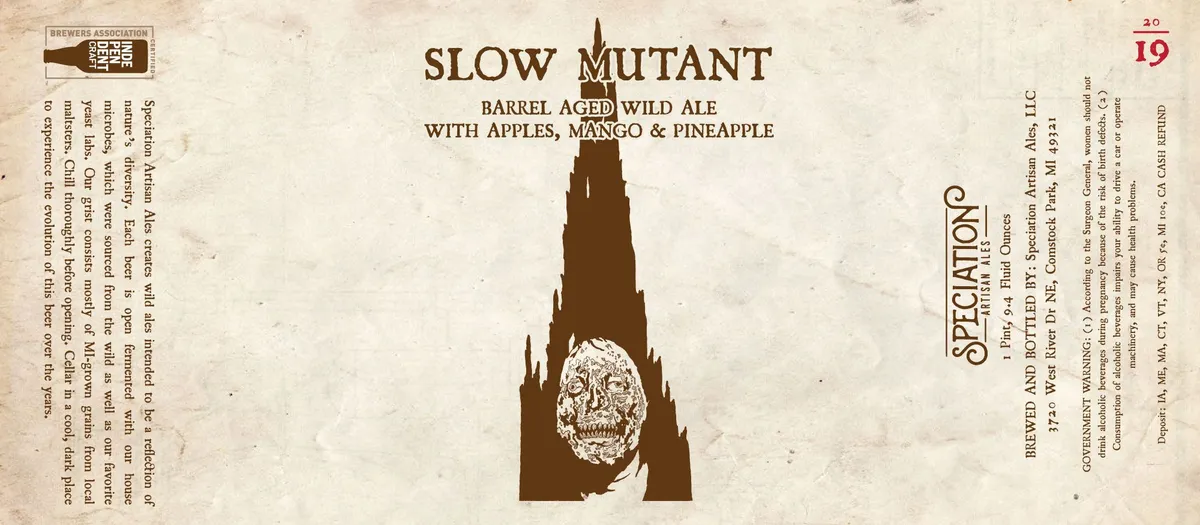 Slow Mutant — full label as filed with TTB