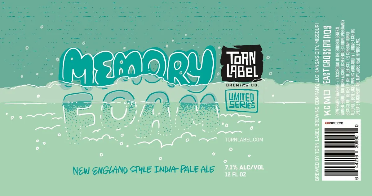 Memory Foam — full label as filed with TTB