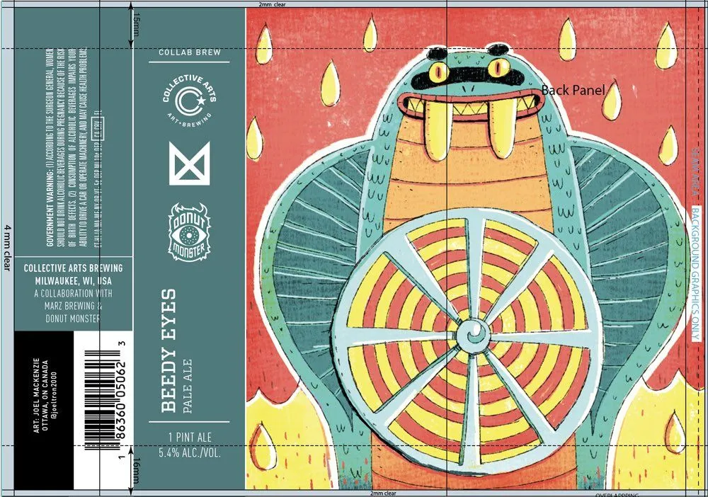 Beedy Eyes — full label as filed with TTB