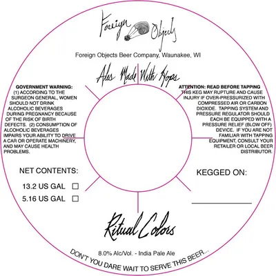 Ritual Colors label