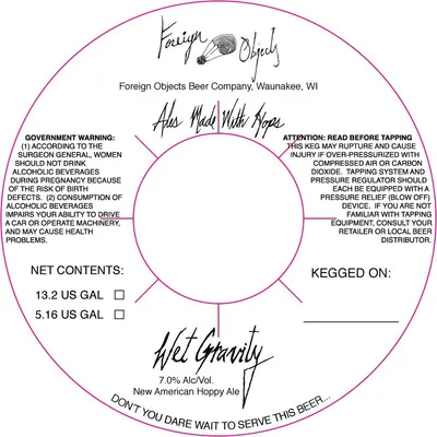 Wet Gravity label