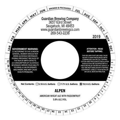 Alpen label