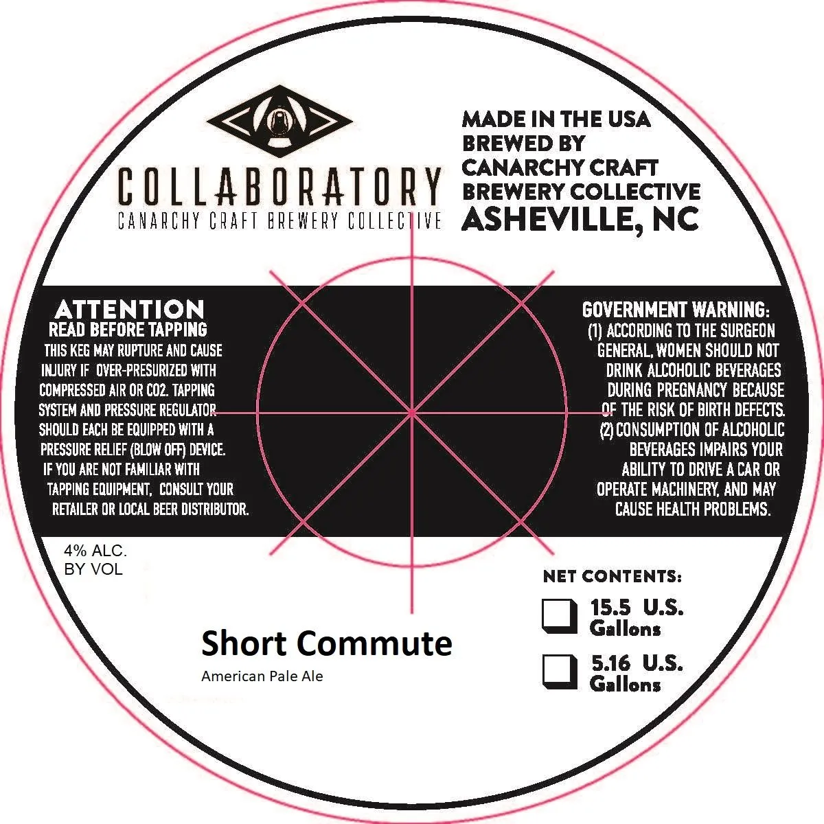 Short Commute — full label as filed with TTB