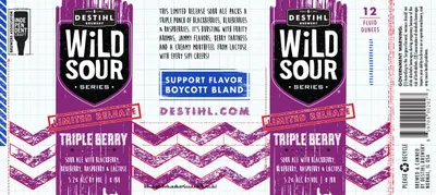 Wild Sour Series Triple Berry label