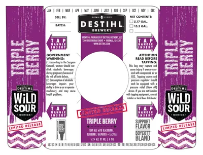 Triple Berry label