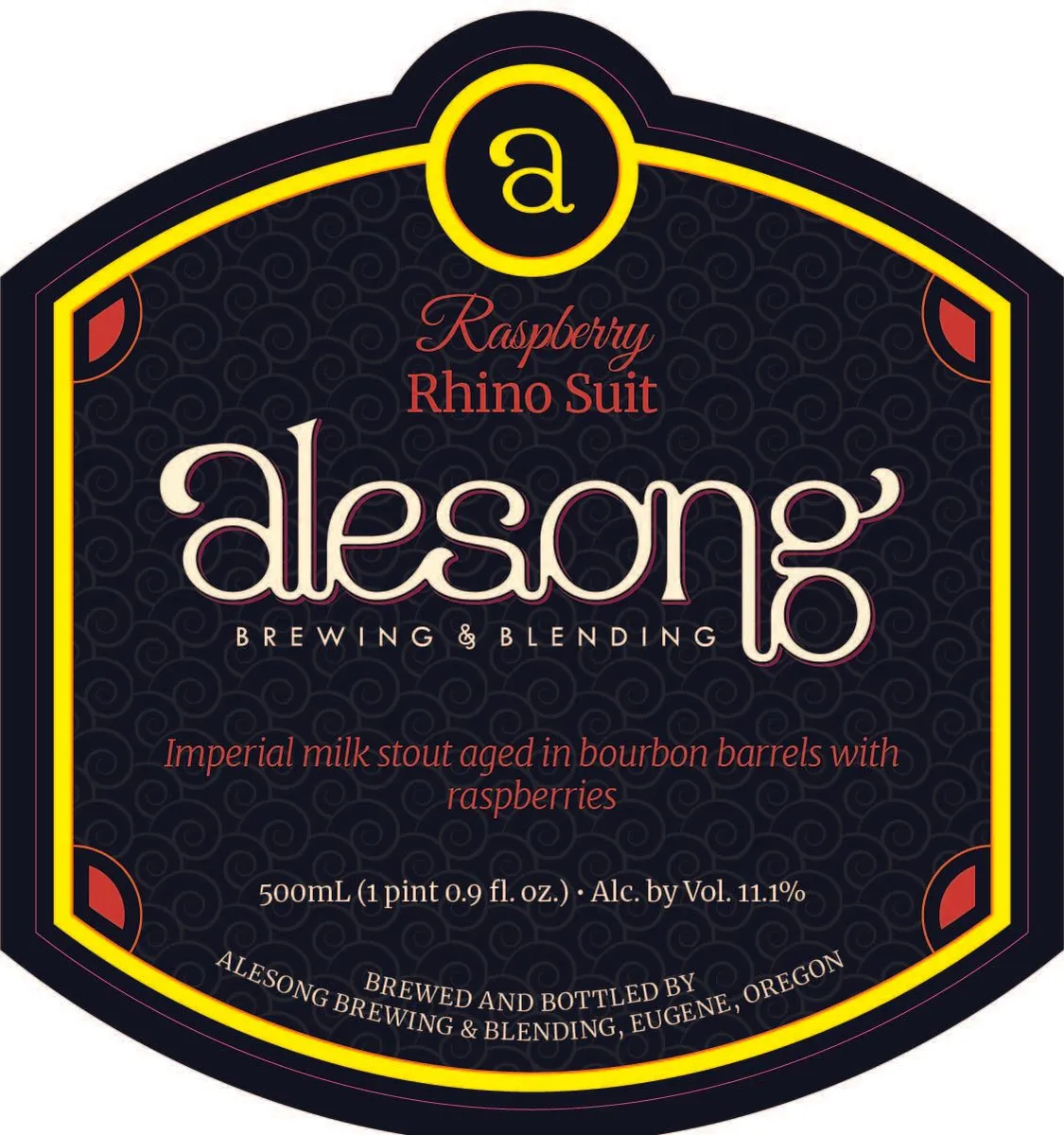 Raspberry Rhino Suit — full label as filed with TTB