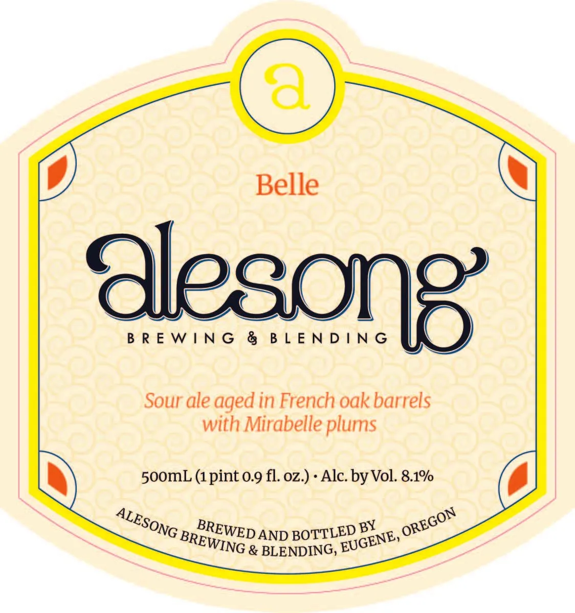 Belle — full label as filed with TTB