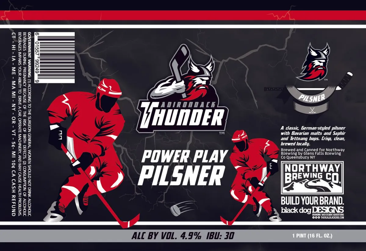 Power Play Pilsner — full label as filed with TTB
