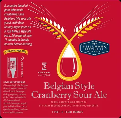 Belgian Style Cranberry Sour Ale label