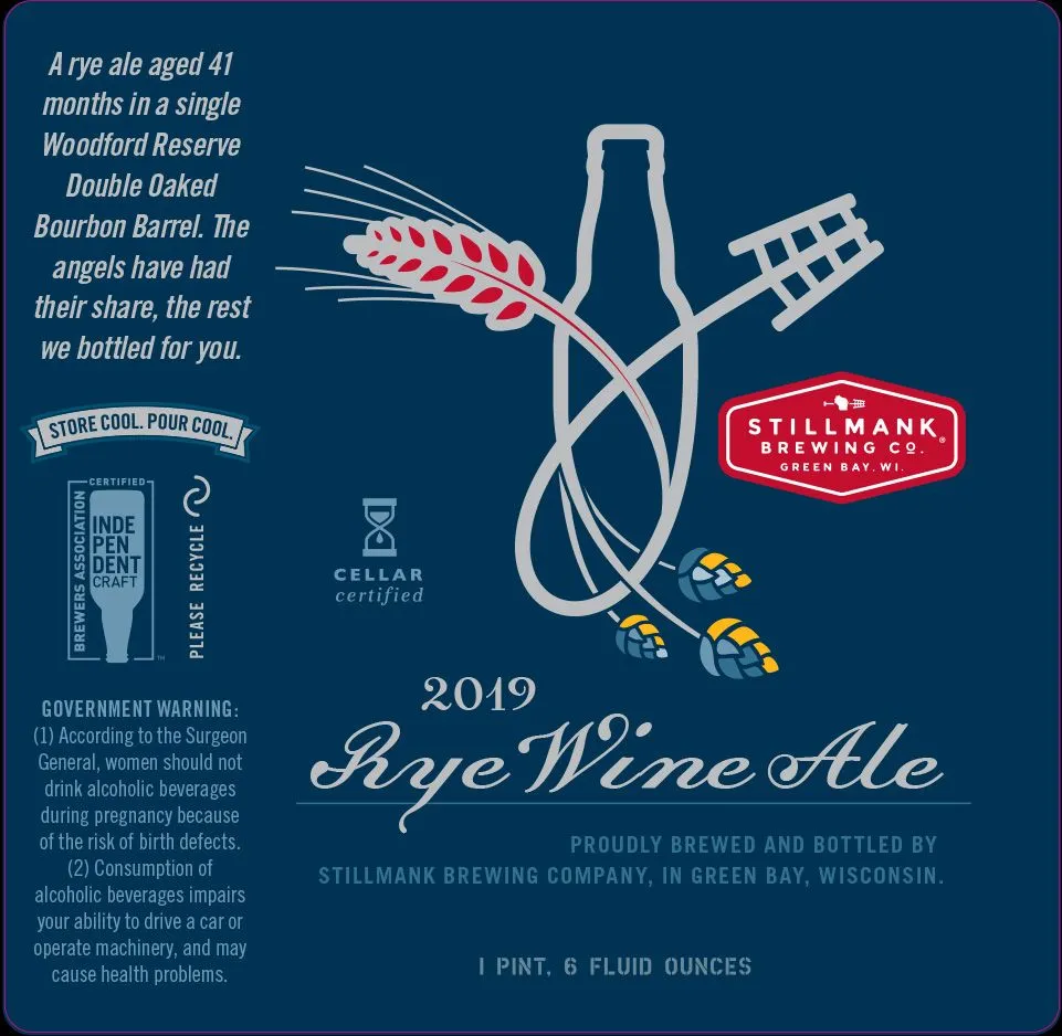 2019 Rye Wine Ale — full label as filed with TTB