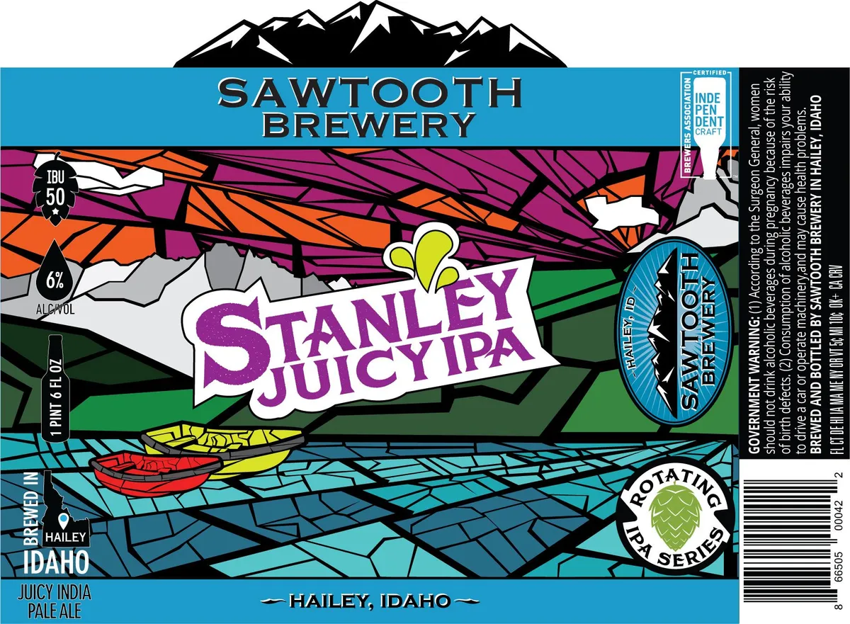 Stanley Juicy IPA — full label as filed with TTB