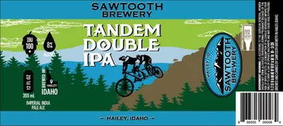 Tandem Double IPA label