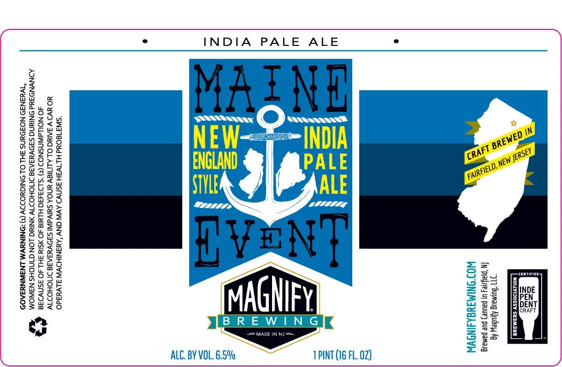 Maine Event label