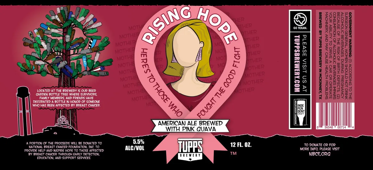 Rising Hope — full label as filed with TTB