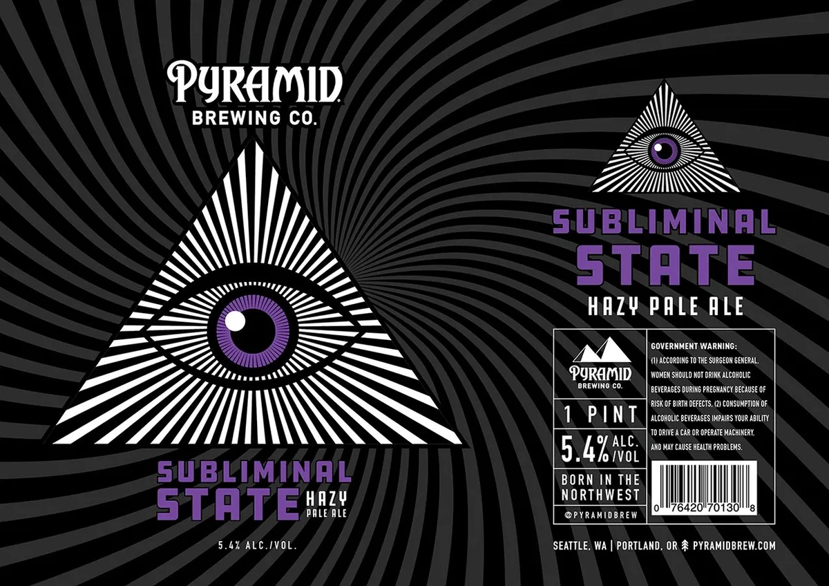 Subliminal State Hazy Pale Ale — full label as filed with TTB