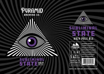 Subliminal State Hazy Pale Ale label