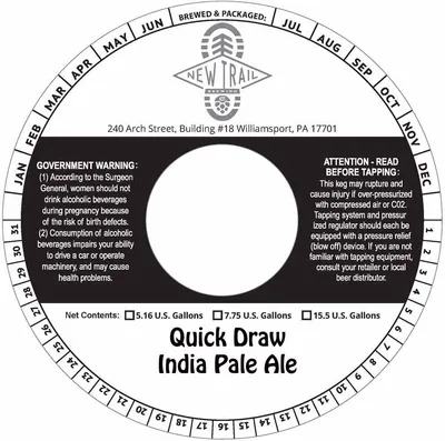 Quick Draw India Pale Ale label
