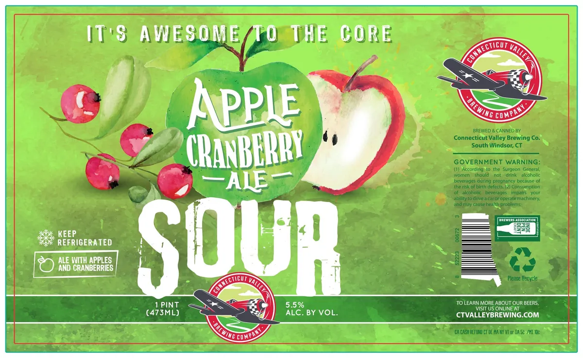 Apple Cranberry Sour Ale — full label as filed with TTB