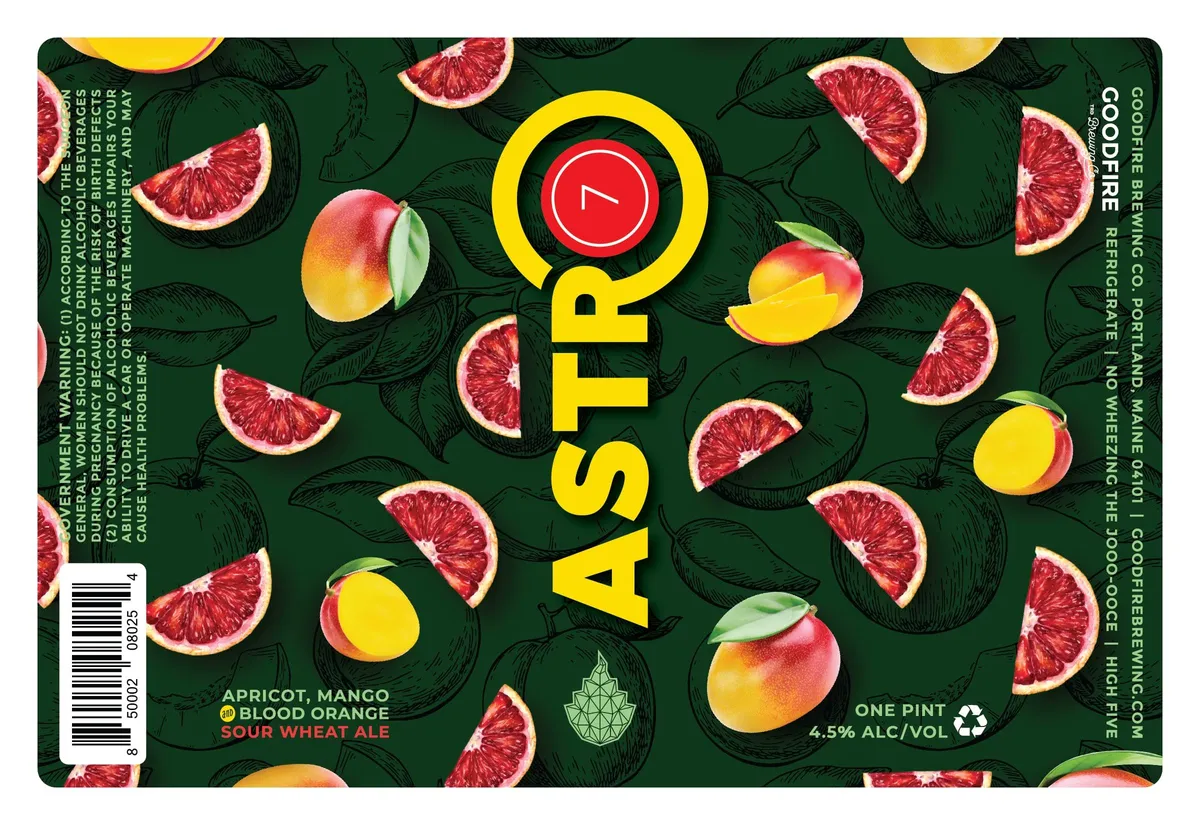 Astro 7 — full label as filed with TTB