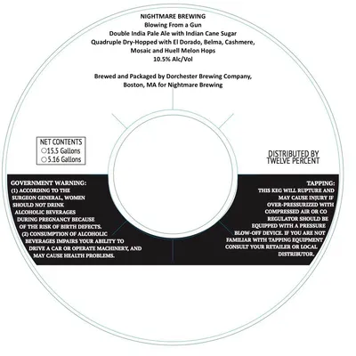Blowing From a Gun label