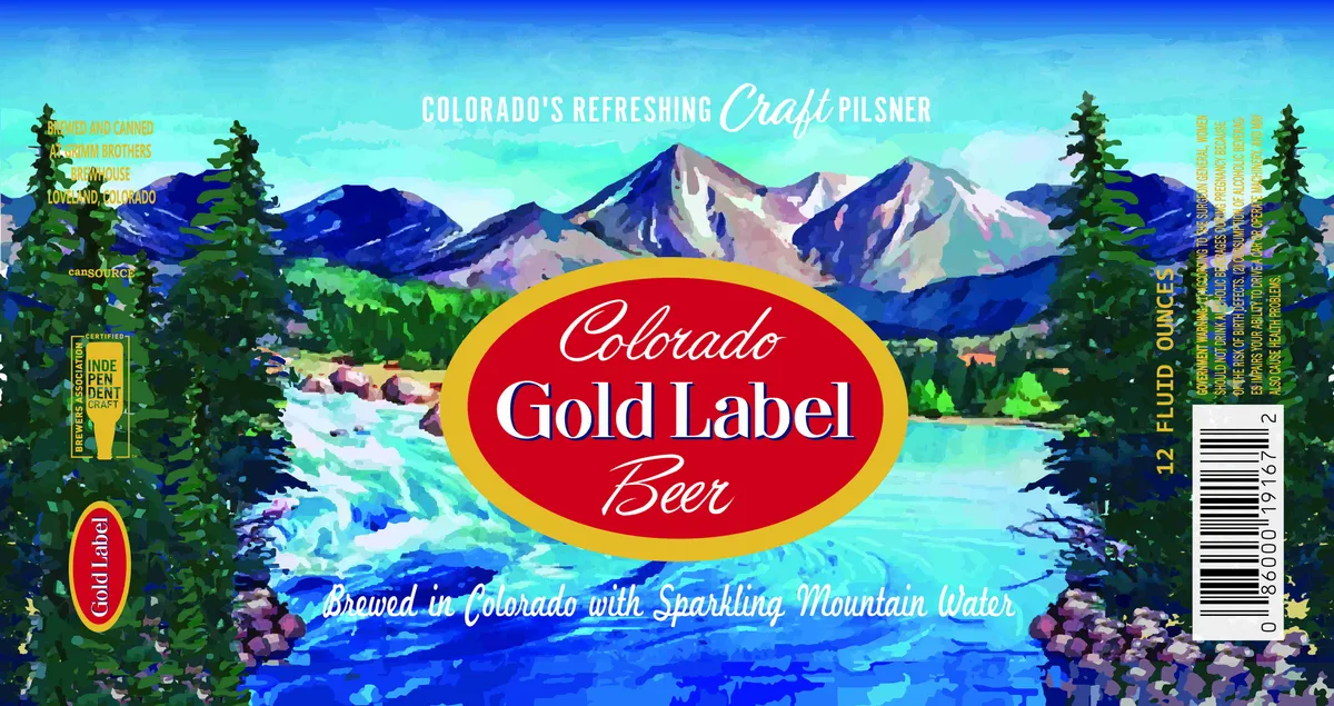Colorado Gold Label — full label as filed with TTB