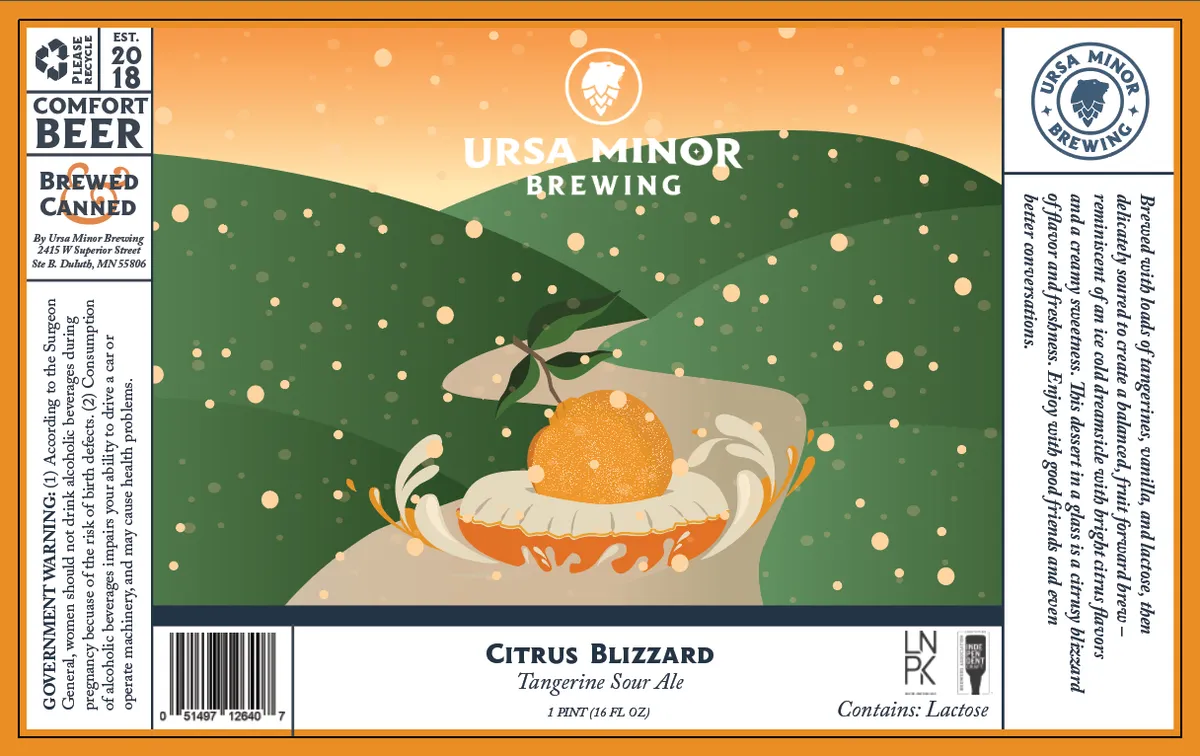 Citrus Blizzard — full label as filed with TTB