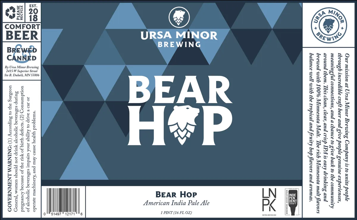 Bear Hop — full label as filed with TTB