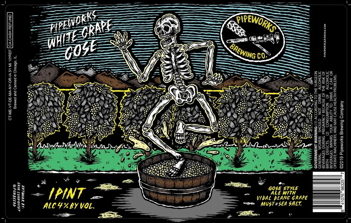 White Grape Gose — full label as filed with TTB