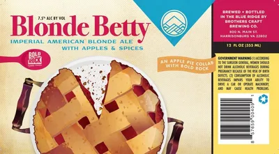 Blonde Betty label