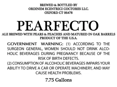 Pearfecto label