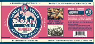 Budike Weisse Himbeer label