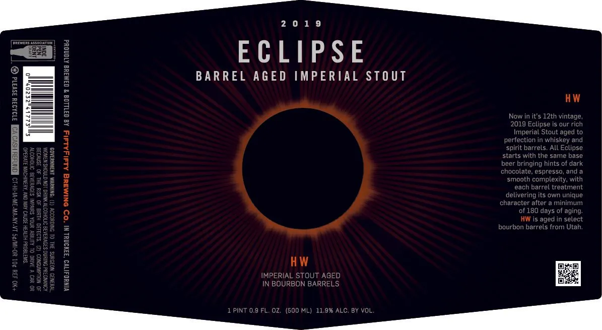 Eclipse - HW — full label as filed with TTB