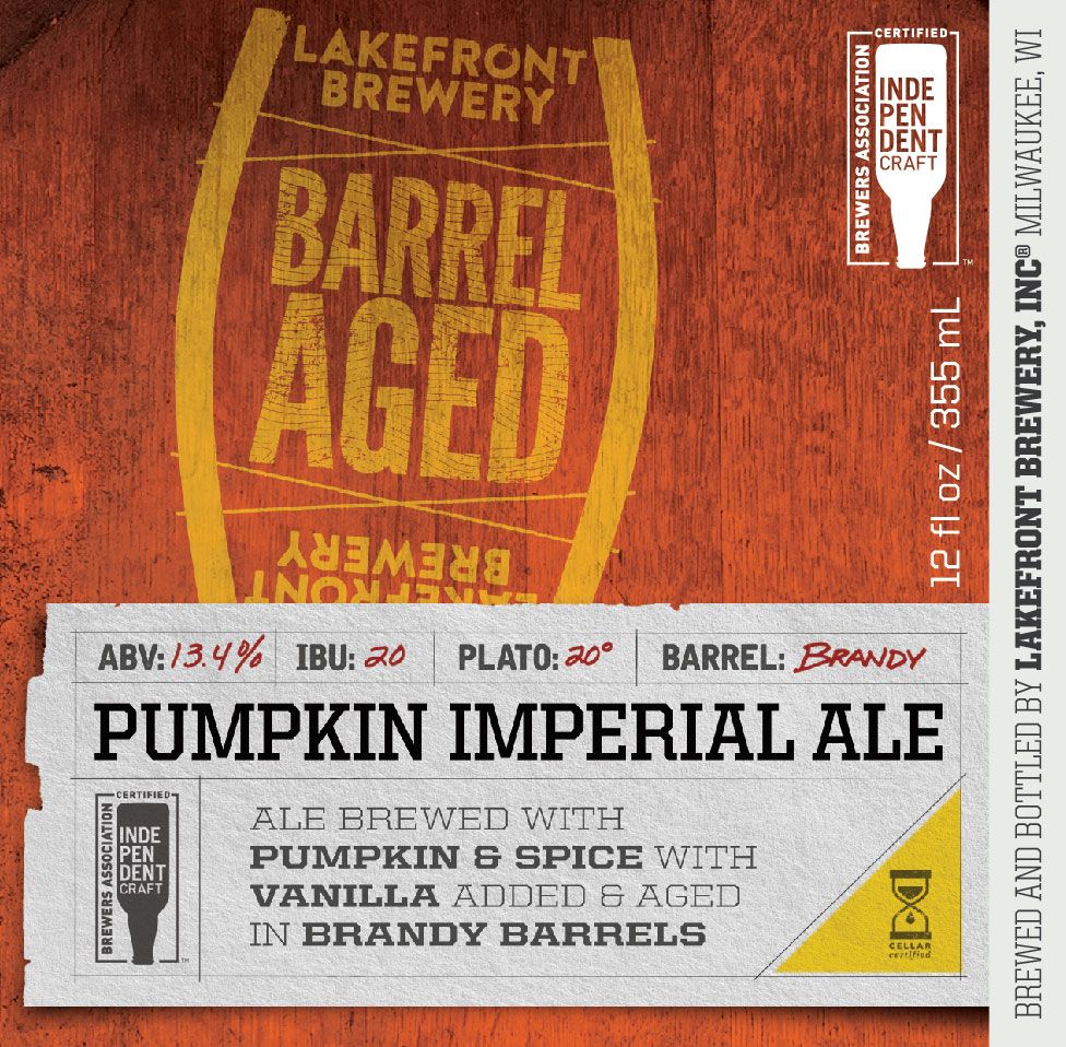 Pumpkin Imperial Ale label