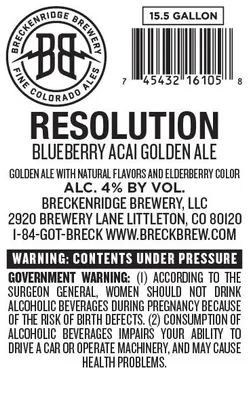 Resolution label