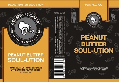 Peanut Butter Soul-Ution label
