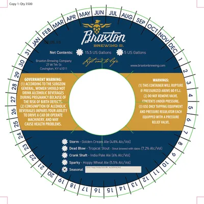 Jubilee Hoppy Holiday label