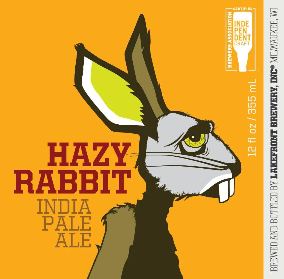 Hazy Rabbit India Pale Ale — full label as filed with TTB