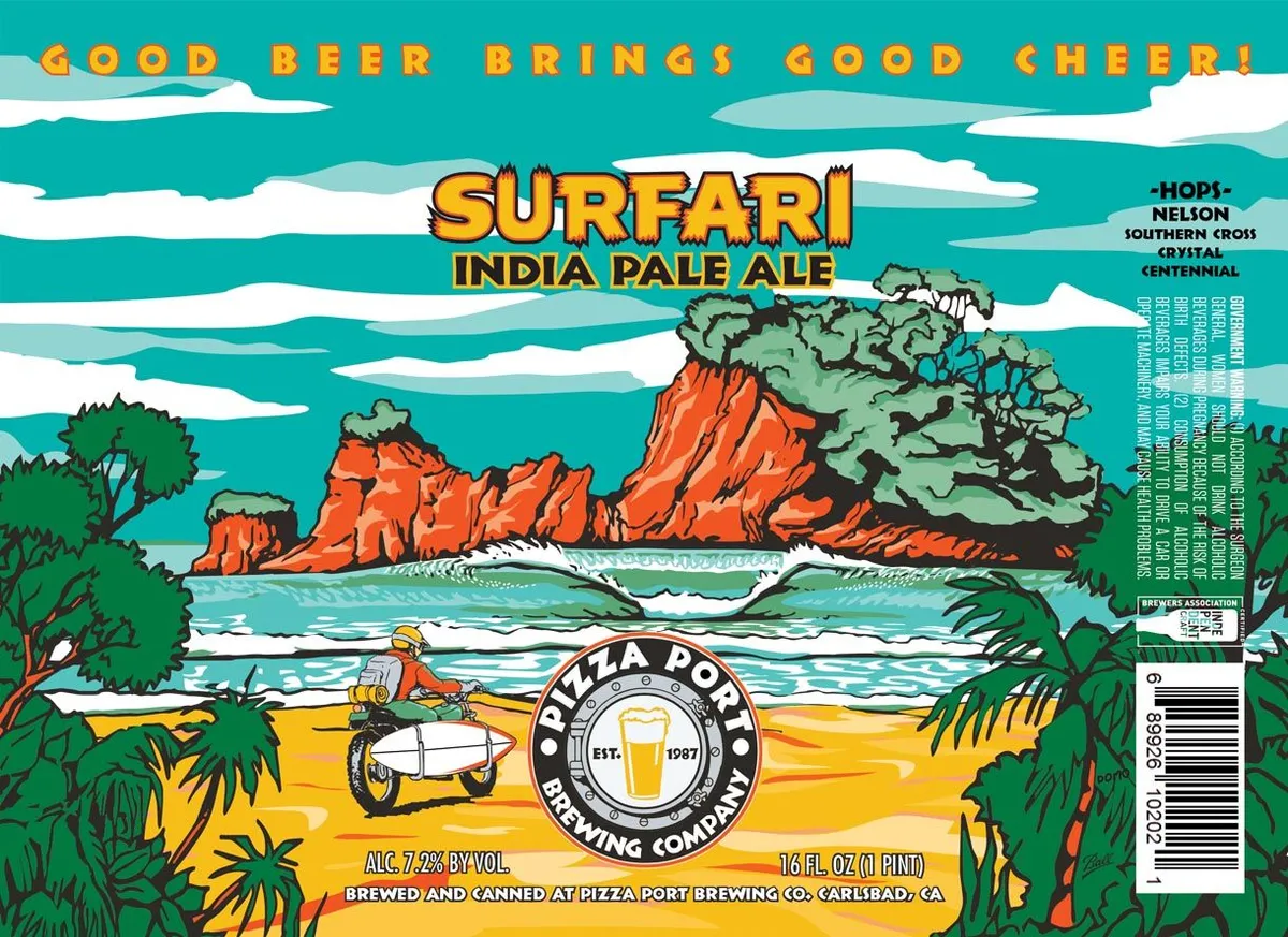 Surfari — full label as filed with TTB