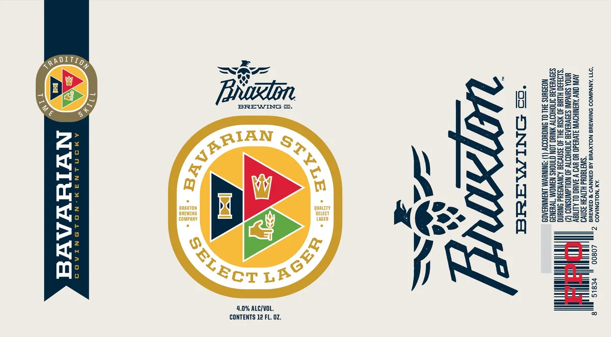 Bavarian Style Select Lager — full label as filed with TTB